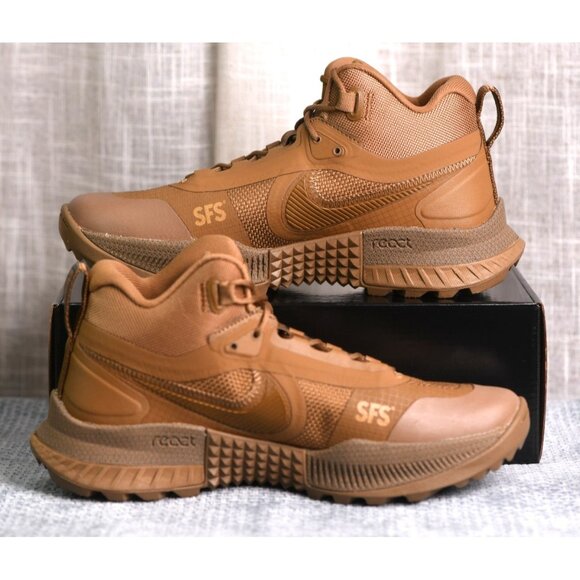 Nike React SFB Carbon Mid Boots sz 12 Coyote Brown LIKE NEW Size 12 - Nike React SFB Carbon Mid Coyote for sale online  main image 4
